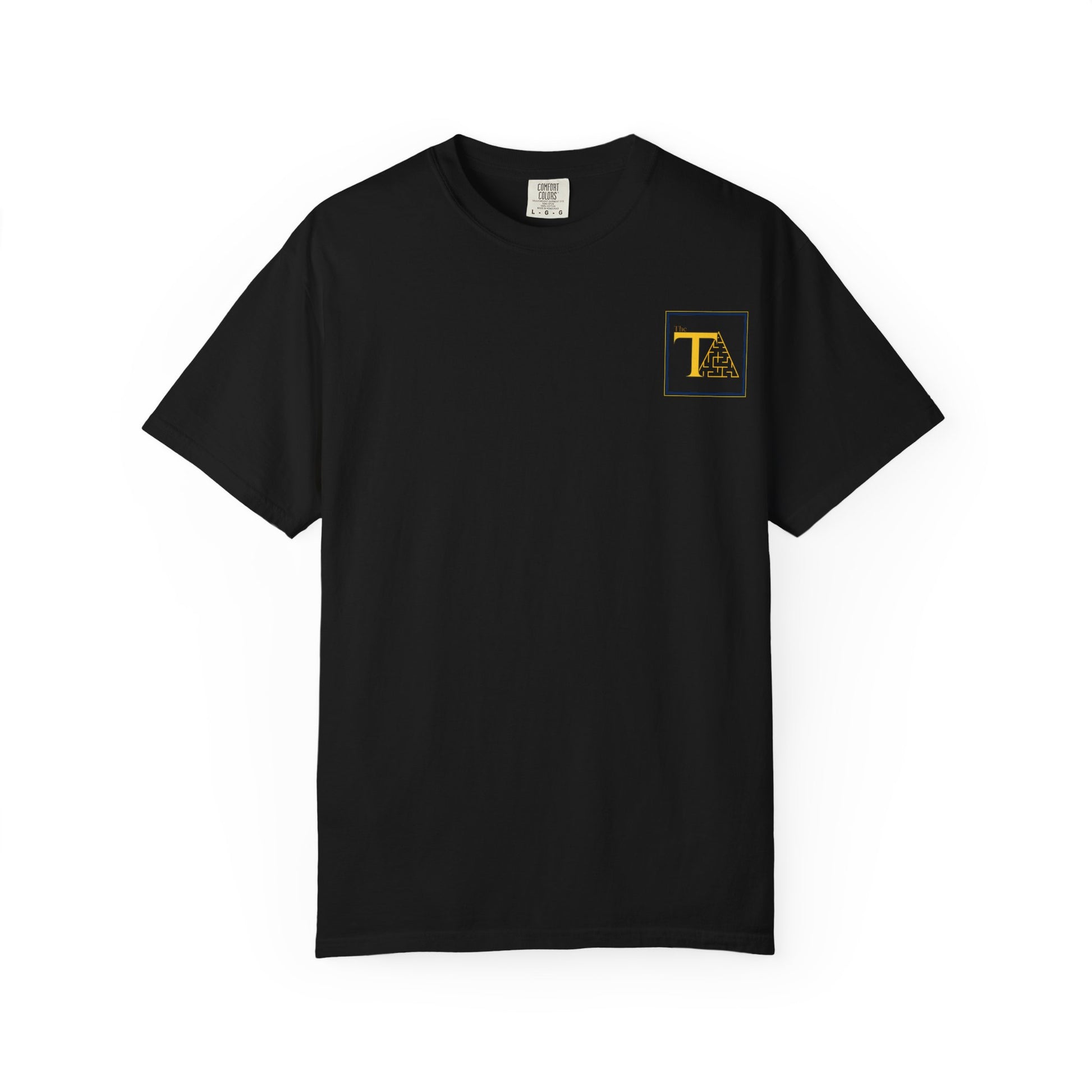 Garment-Dyed T-Shirt with Initial Graphic | Casual Wear, Gift for Him/Her, Trendy Attire, Everyday Style, Personalized Fashion