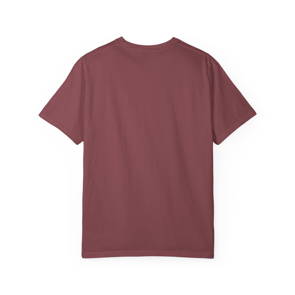 Garment-Dyed T-Shirt with Initial Graphic | Casual Wear, Gift for Him/Her, Trendy Attire, Everyday Style, Personalized Fashion
