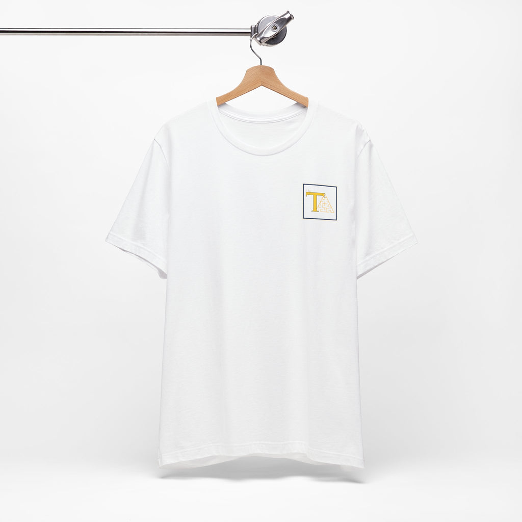 Minimalist Logo Unisex Tee, Casual Wear, Gift for Him/Her, Stylish Summer Tee, Everyday Comfort Shirt, Birthday Gift Idea