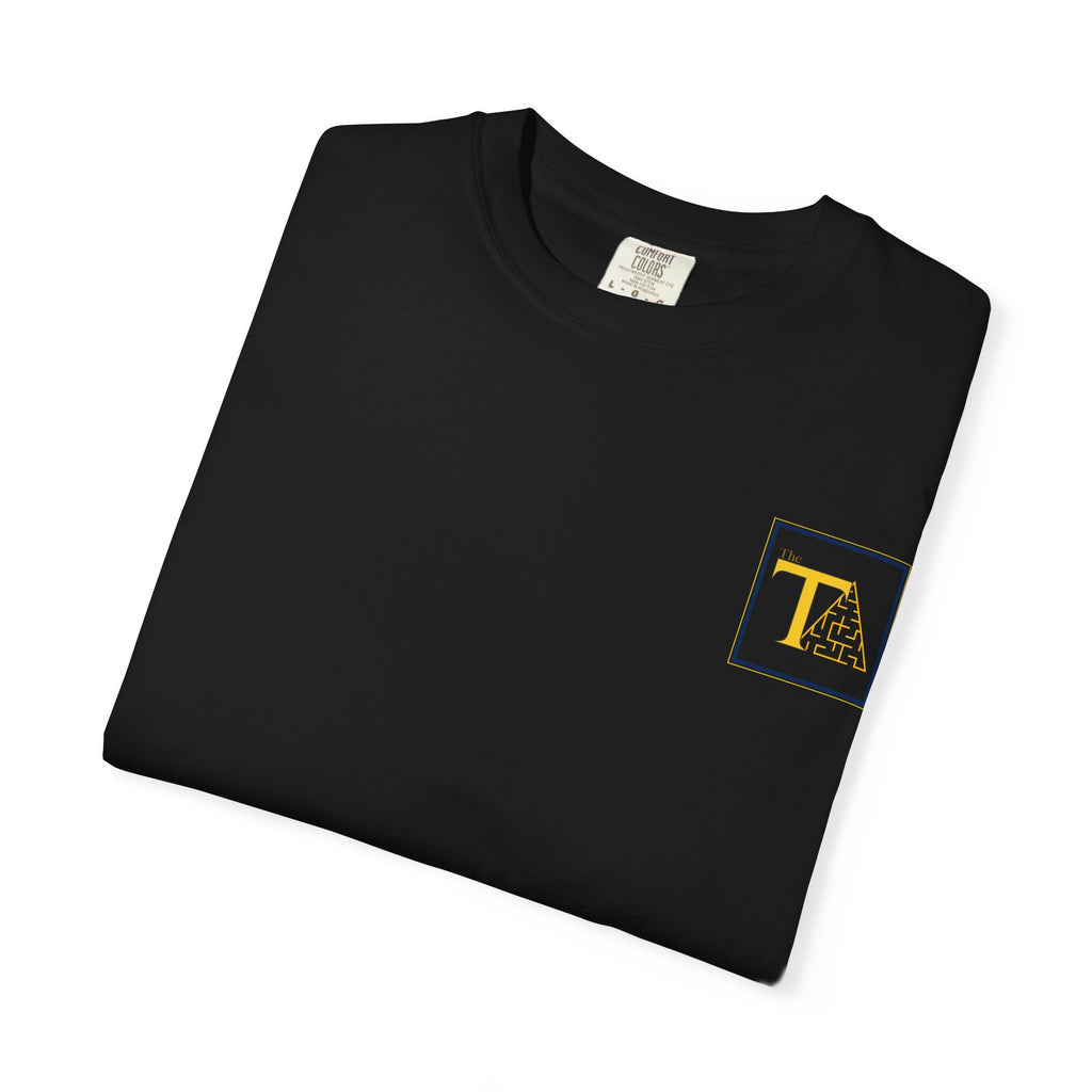 Garment-Dyed T-Shirt with Initial Graphic | Casual Wear, Gift for Him/Her, Trendy Attire, Everyday Style, Personalized Fashion