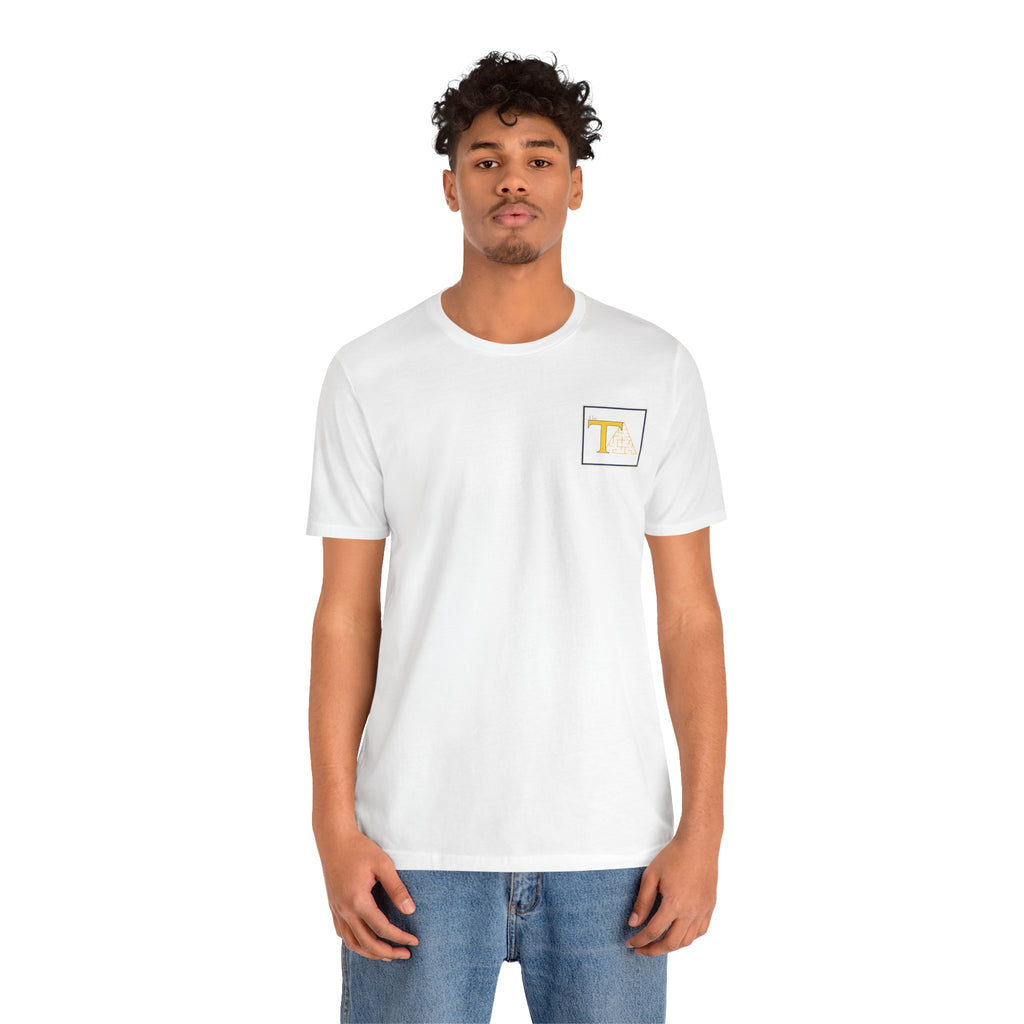 Minimalist Logo Unisex Tee, Casual Wear, Gift for Him/Her, Stylish Summer Tee, Everyday Comfort Shirt, Birthday Gift Idea