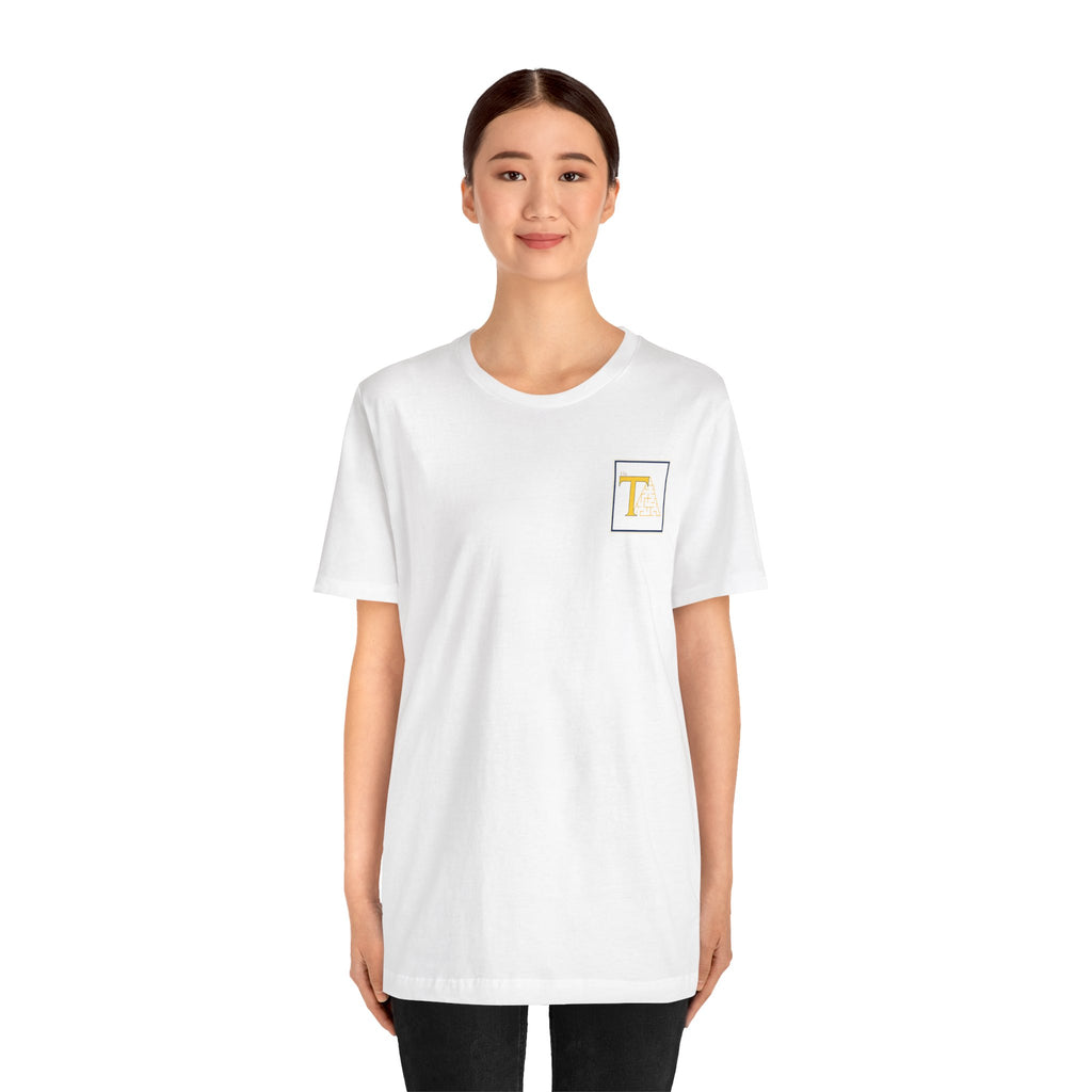 Minimalist Logo Unisex Tee, Casual Wear, Gift for Him/Her, Stylish Summer Tee, Everyday Comfort Shirt, Birthday Gift Idea